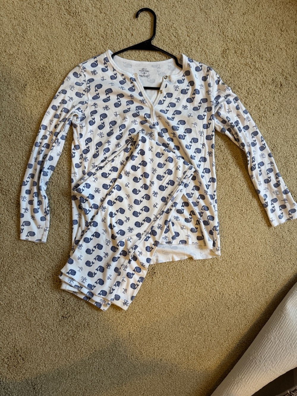 Roller Rabbit Whale Long-Sleeve Pajama Set